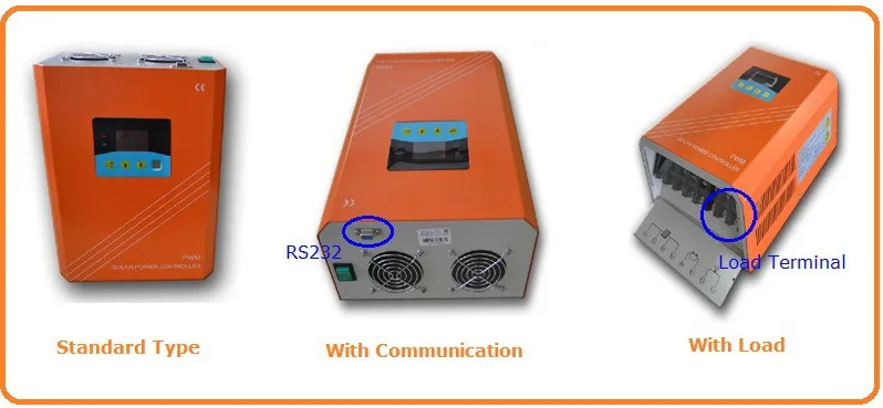 120V 50A ШИМ регулятор солнечного заряда с ЖК светодиодом RS232 для связи|solar charge controller