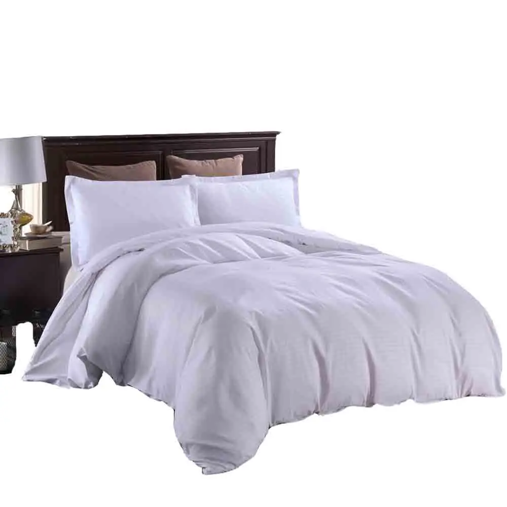

WINLIFE Striped Bed Cover Set Super Soft Luxury Hotel Deep Pocket Solid Bedding 3PCS