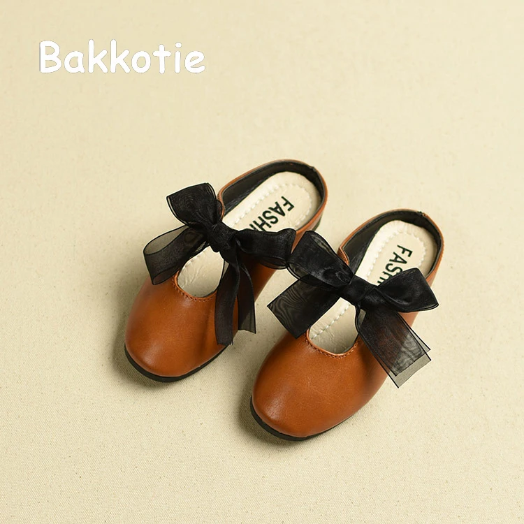 Bakkotie 2018 новые летние для маленьких девочек модные Шлёпанцы Тапочки Дети малышей