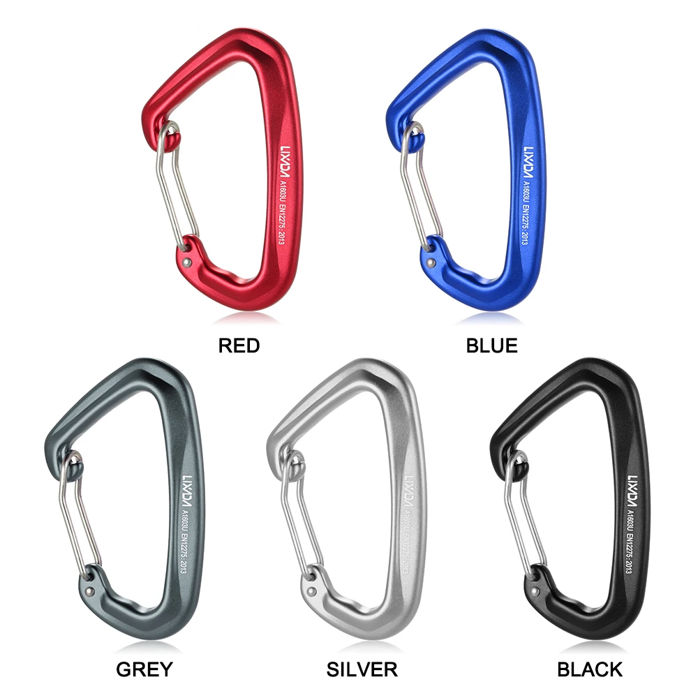 Карабин Lixada 28KN быстросъемный карабин из сплава алюминия для кемпинга и