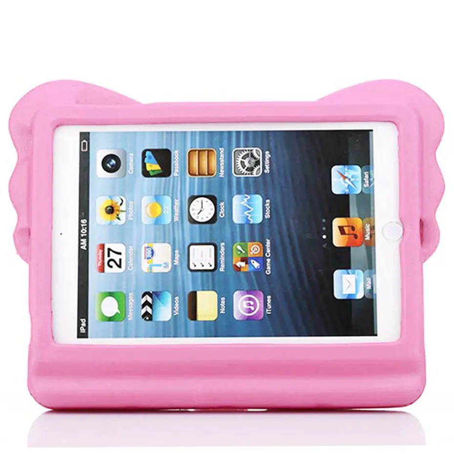 Для ipad mini чехол для детей милый слон мультфильм 3D защитный нетоксичный EVA пены противоударный Стенд чехол для ipad mini 1 2 3 4