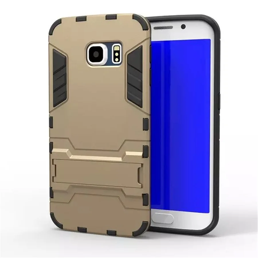 Чехлы Coque для Samsung Galaxy S6 edge G9250 задняя крышка Fundas роскошный Броня ПК чехол