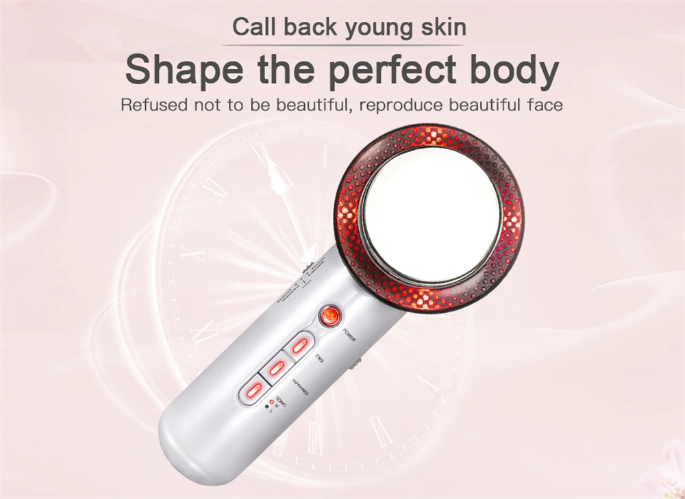 Антицеллюлитный массажер для лица Ultrasonido Lift Maigrir Papada Odchudzanie Slimmer Massage Visage Masseur Wrinkle Appareil Celulit