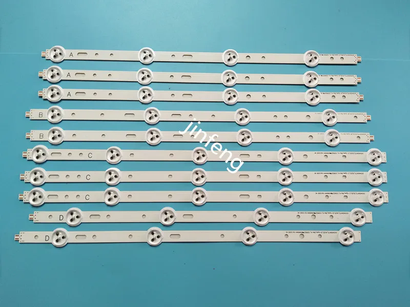 Новинка 5 наборов = 50 шт. светодиодных лент для подсветки Идеальная замена для SVS400A79 A/B/D/C/D SVS400A73 40D1333B 40L1333B 40PFL3208T LTA400HM23