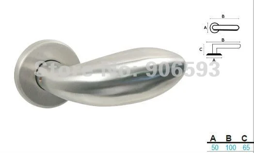 6 пар бесплатная доставка Современная дверная ручка из нержавеющей стали|door