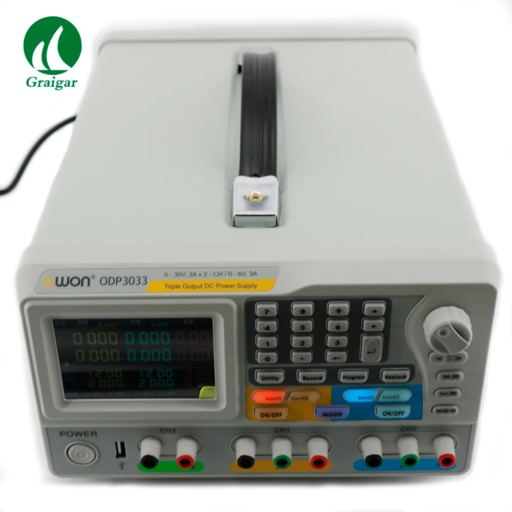 OWON ODP3033 программируемый источник питания постоянного тока 3-канальный выходной