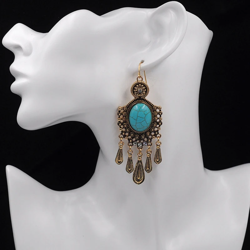 LOVBEAFAS модные браслеты богемные длинные свисающие серьги для женщин ювелирное