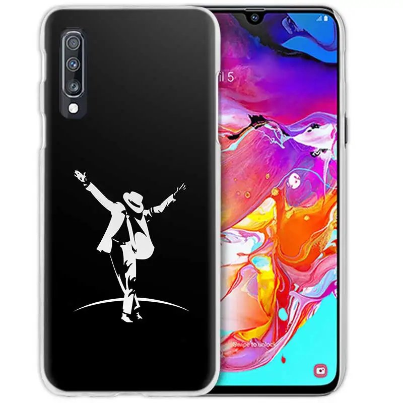 Майкл Джексон танца чехол для samsung Galaxy A50 A70 A20e A40 A30 A20 A10 A8 A6 плюс A9 A7 Жесткий Прозрачный поликарбонатный чехол для телефона чехол