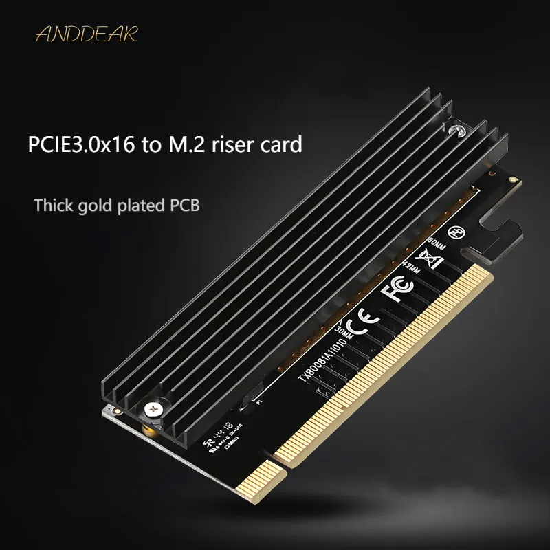 Карта адаптера ANDDEAR M.2 на PCIE3.0 высокоскоростная карта расширения компьютера X16