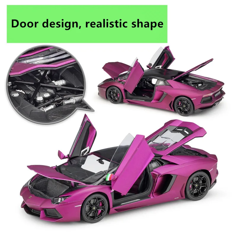 WELLY 1:18 Lamborghini Eventador Aventador LP700 4 сплав Ретро модель автомобиля классический
