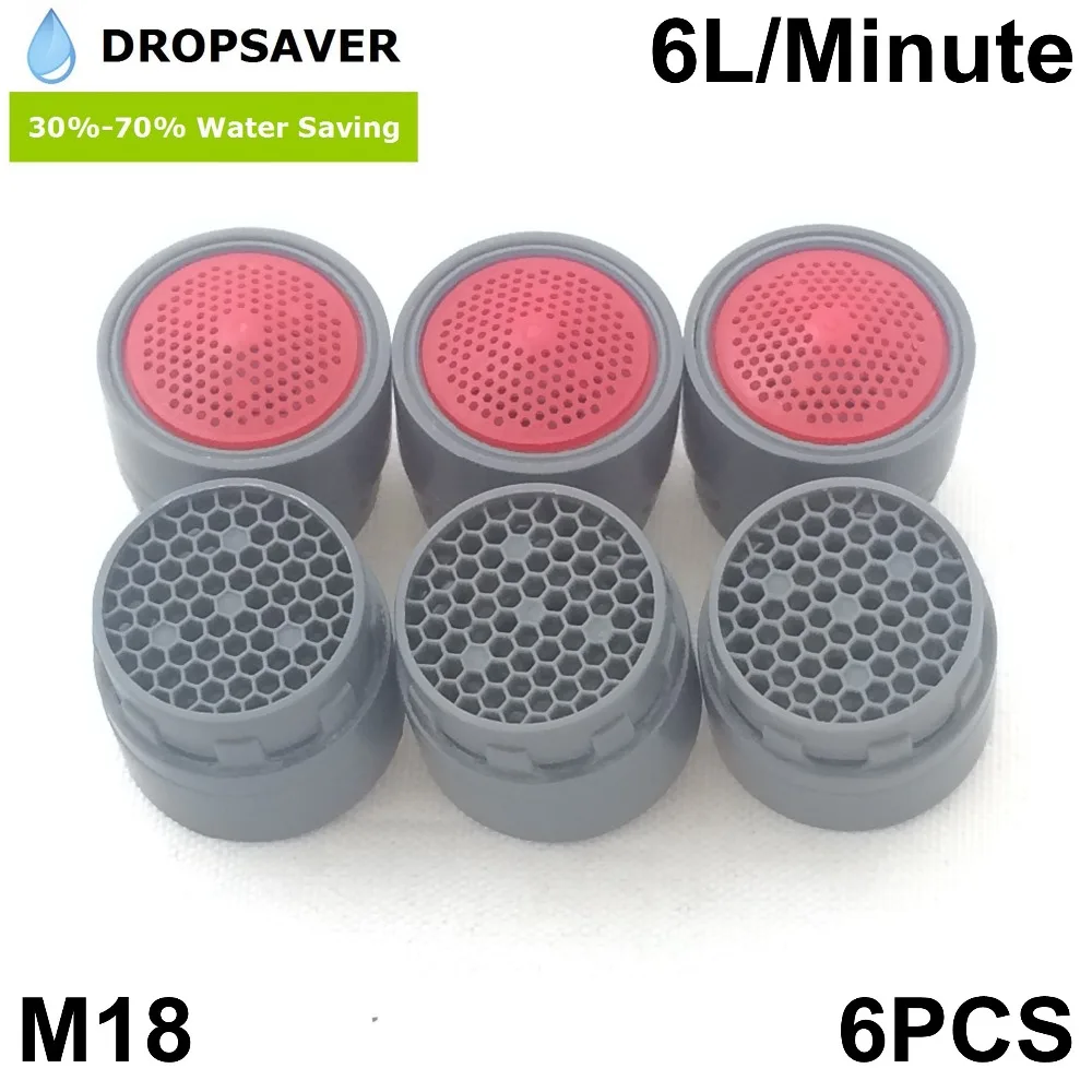 Бесплатная Shipping 6pcs M18 кран аэратор ядро Set 6L ламинарный поток предлагаем