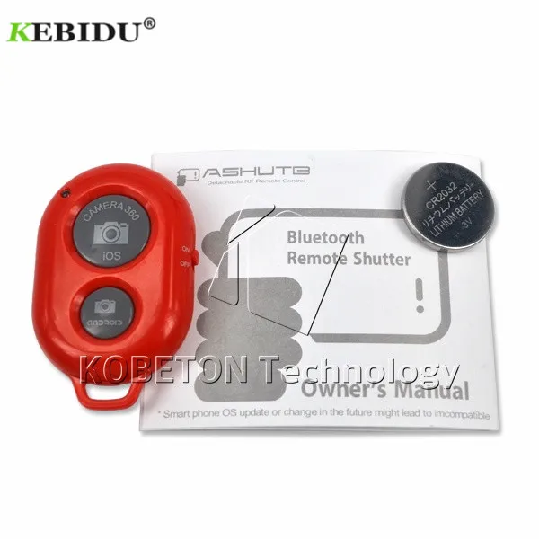 Kebidu 1 шт. Bluetooth телефон Автоспуск затвора Кнопка для iPhone 7 селфи палка спуск