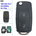 Дистанционный ключ WALKLEE для SEAT Alhambra 7M3 959 753 F  753F без чипа для Siemens SME 5WK4 6011 433,92 МГц