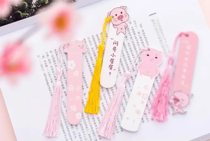 1pcs Pig Rulers Cute Stationery Sewing Ruler Wooden Set of Drafting Rules Student Cute Design Rulers Kawaii School Supplies