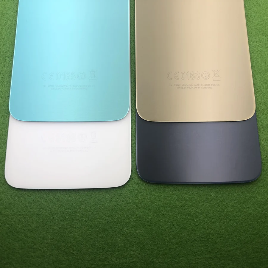 Оригинальная задняя крышка батарейного отсека стеклянная для Samsung Galaxy S6 G920 G920F +