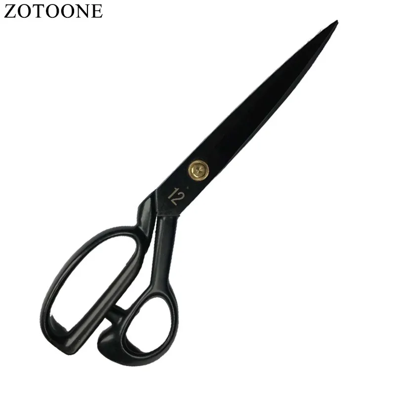 ZOTOONE 12 дюймов черные винтажные стальные портновские ножницы старинное Ремесло
