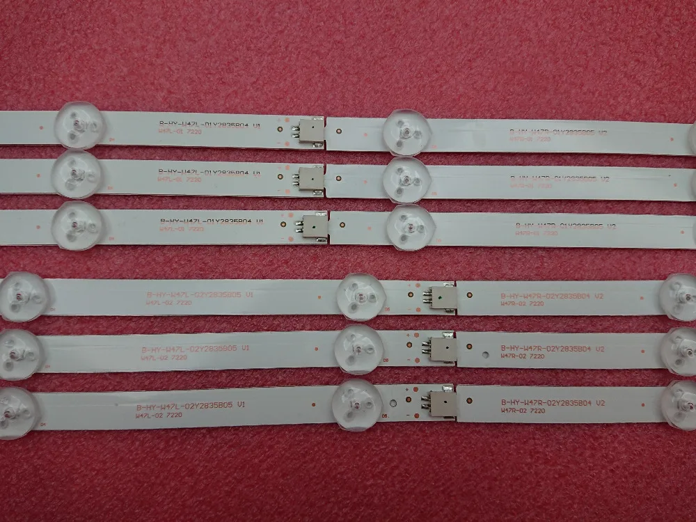 Новый 10 Набор = 120 шт R1 L1 R2 L2 Светодиодная лента Замена для 47LA6200 47LN5400 6916L-1527A 6916L-1528A
