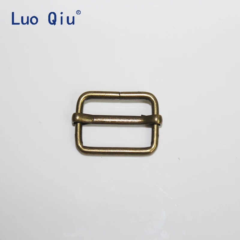 Luo Qiu 300 шт./лот 25 мм 1 дюйм бронзовая тесьма Регулируемая пряжка подтяжки пряжки