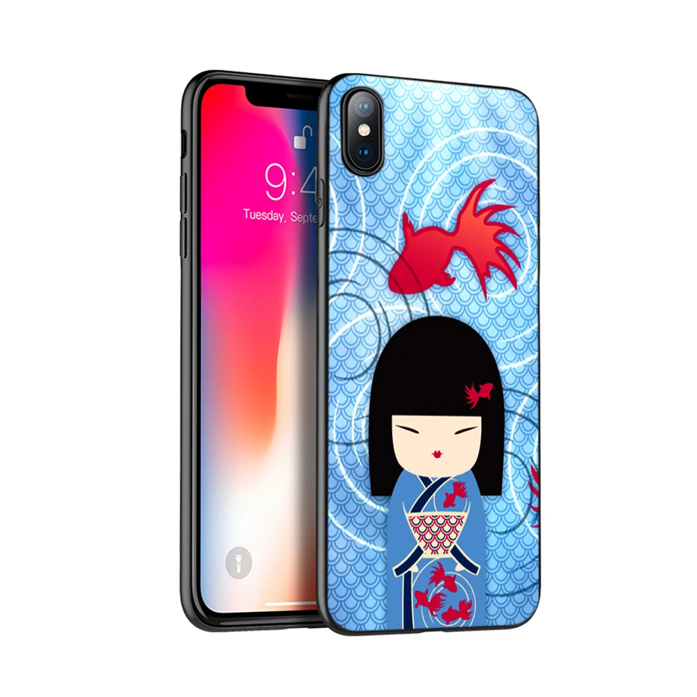 Черный чехол из термопластичного полиуретана для iphone 5 5s SE 2020 6 6s 7 плюс 8x10
