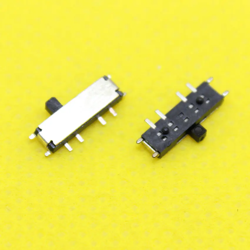 

Cltgxdd AJ-053 ВКЛ./ВЫКЛ. 2 положения 1P3T SPDT 8P горизонтальная миниатюра SMT SMD микро ползунковый переключатель