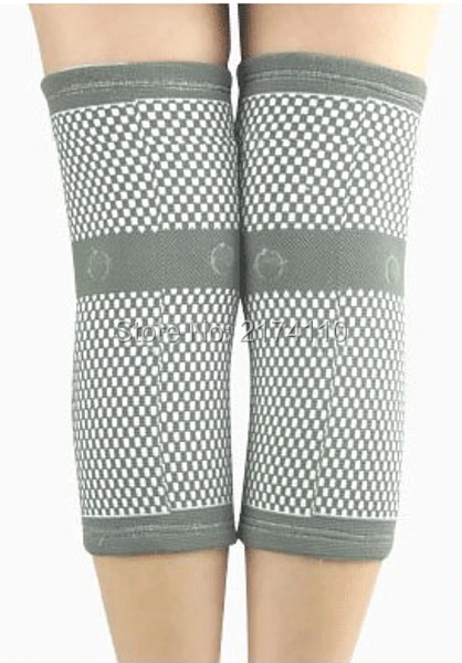 Магнитная терапия эластичный коленный суппорт рукава обертывания турмалиновая