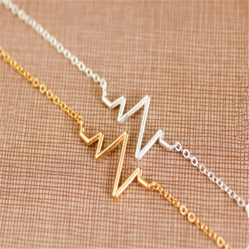 Новые модные браслеты с сердечками сердцебиением для дам индивидуальный браслет