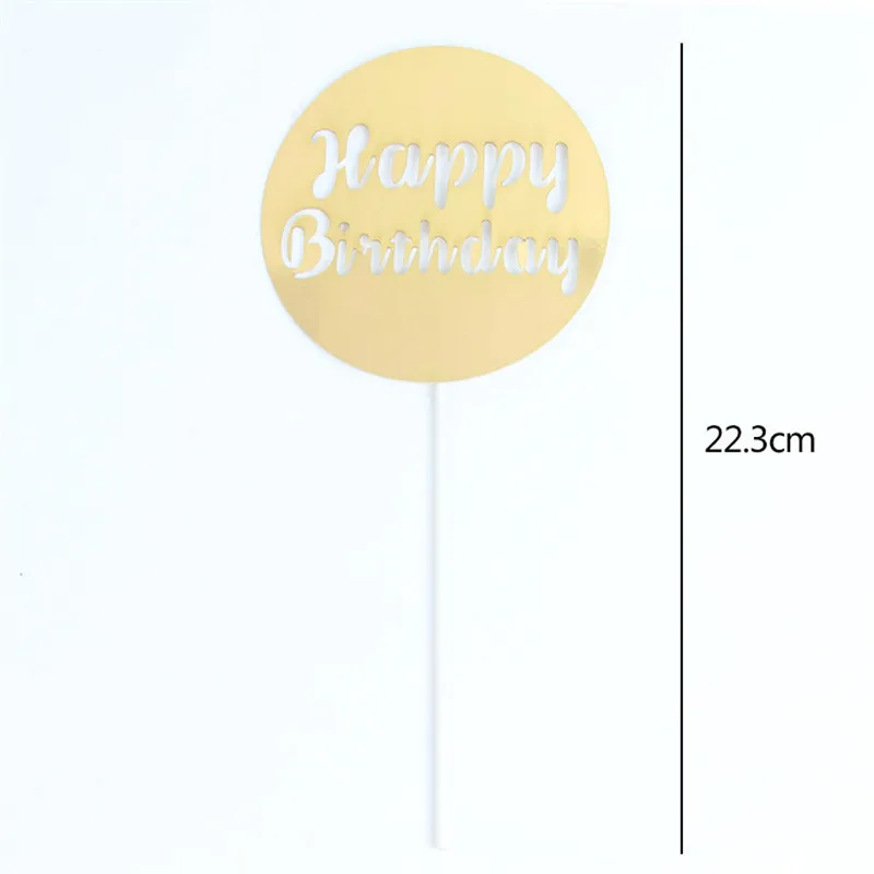 Лазерная Звезда Biling золотистого серебристого черного цвета С Днем Рождения