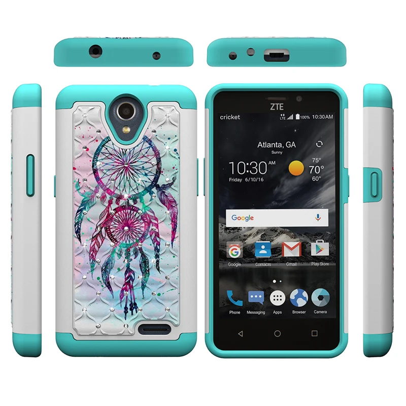 Прочный Гибридный двухслойный защитный чехол для ZTE N9136 Prestige 2 Maven 3 Prelude Plus Overture