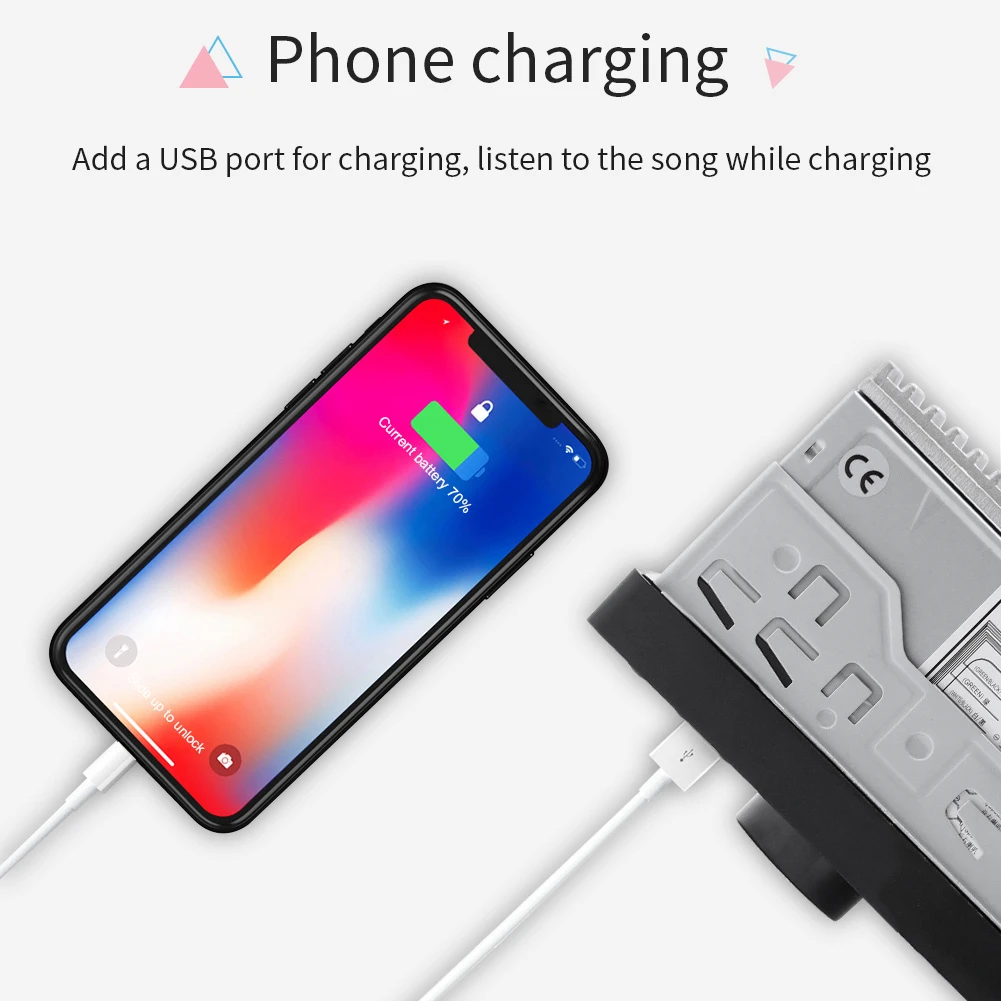 1Din 4,1 дюймов TFT автомобильный стерео MP5 плеер fm-радио BT4.0 двойной USB порт aux RCA с Xiaomi пультом дистанционного управления