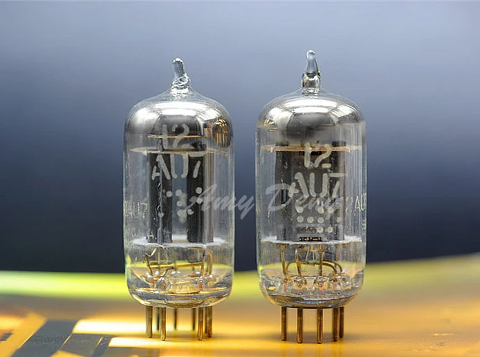 12AU7) GE длинный экран кольцо в виде буквы D 12AU7/ECC82/5814/6189 Античная трубка
