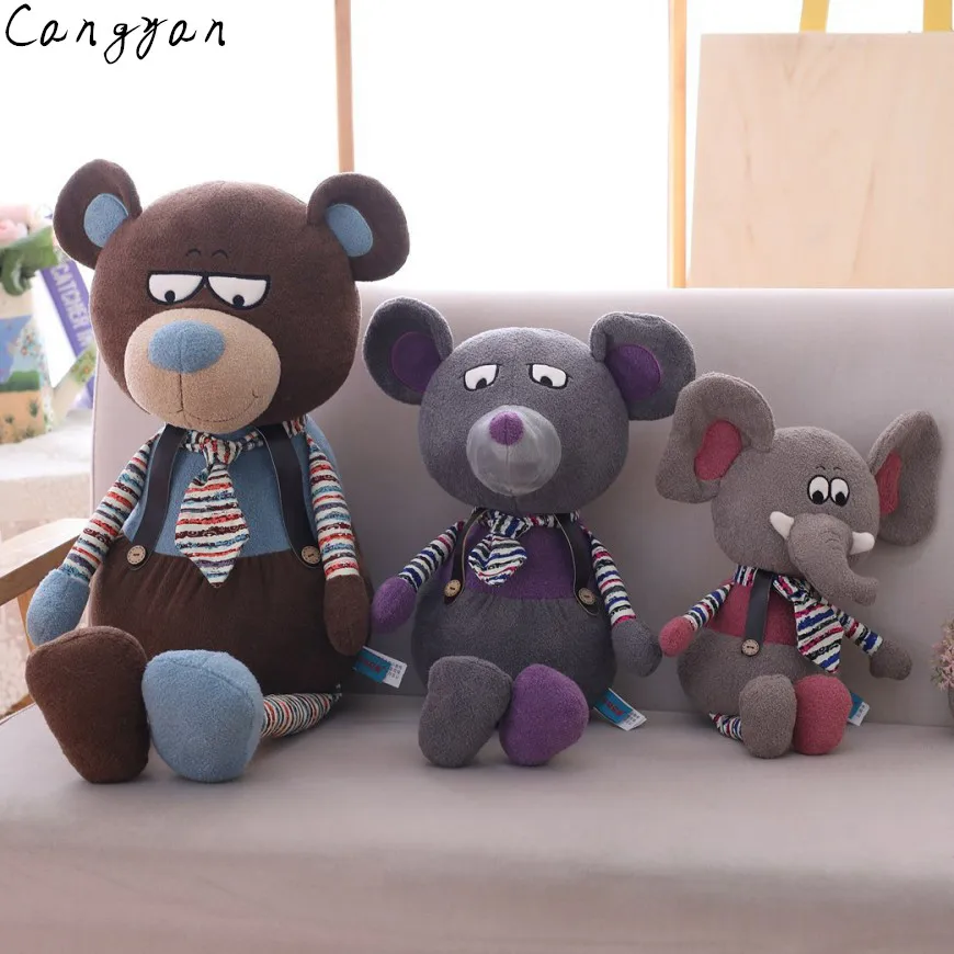 40 75 см носить слона слон кролик мышь Медведь плюшевая игрушка ребенок комфорт