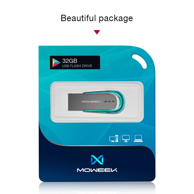 Moweek крутой USB флеш накопитель MF91 металл 32 ГБ высокая скорость usb 3 0 креативная