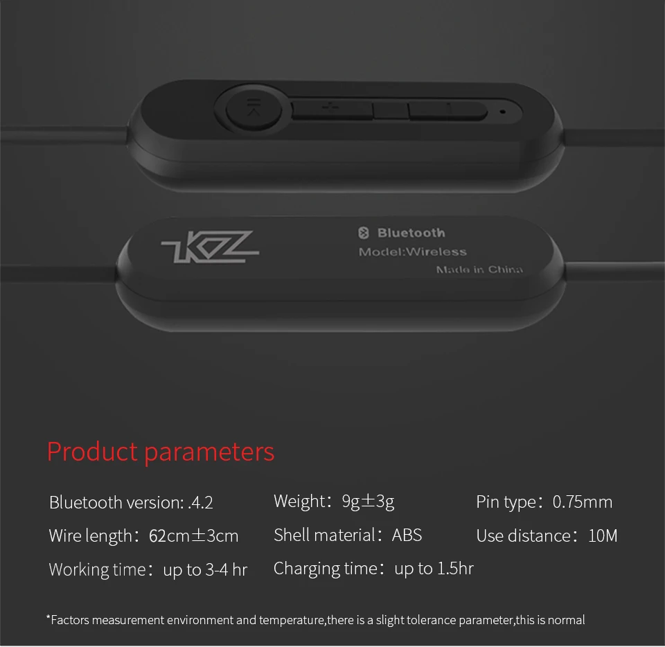 KZ ZST/ZS3/ZS5/AS10/ZS6/ZS10/ZSA/ES4 Bluetooth 4,2 беспроводной модуль обновления кабель Съемный шнур применяется KZ оригинальные наушники