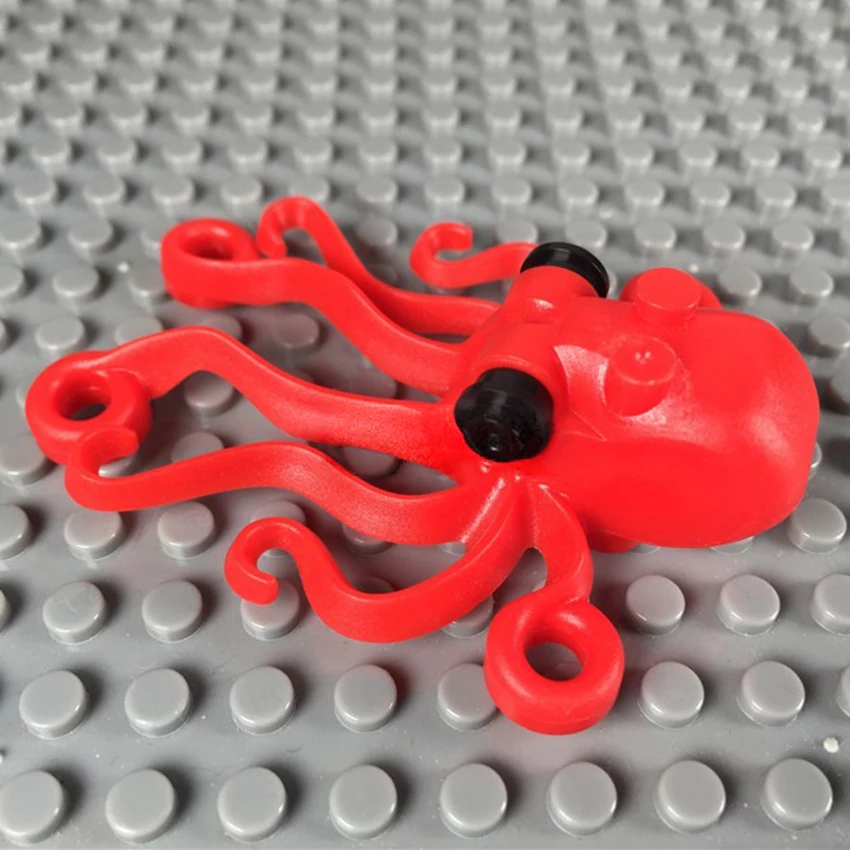 5 шт./компл. MOC строительные блоки в виде осьминога аксессуары для детей|Блочные