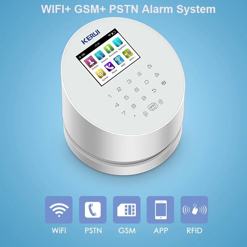 KERUI W2 WIFI GSM PSTN система сигнализации умный дом безопасности инфракрасный детектор