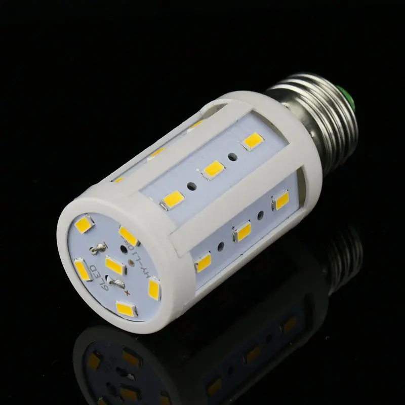 Бесплатная DHL E27/B22/E14 220 240 V светодиодный светодиодная лампа 7 Вт 24 5730 SMD теплый