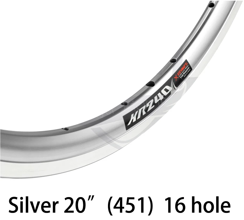 Прозрачный KINLIN XR240 18/20 дюйма диски 355/406/451 велосипед тормоза V оправа 16/20/24 Отверстия - Цвет: Прозрачный