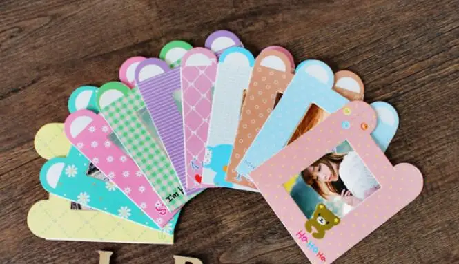 Фоторамка 10 шт./лот 3 дюйма сделай сам настенный бумажный фотоальбом для