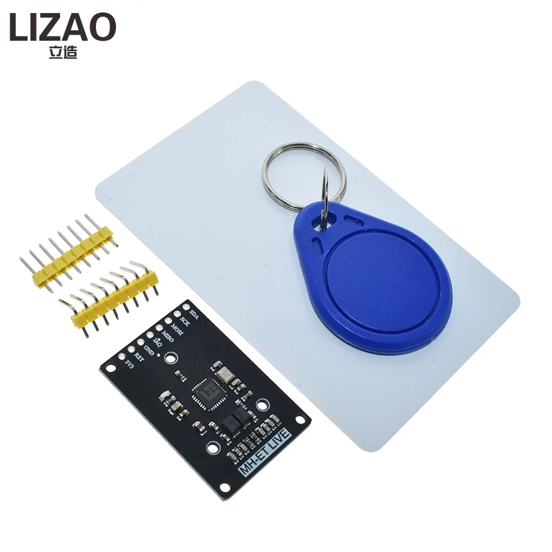 Мини RFID модуль RC522 наборы S50 13 56 МГц 6 см с бирками SPI запись и чтение для arduino uno