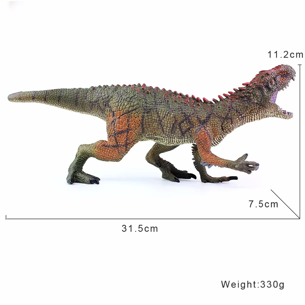 Wiben Юрского периода Carcharodontosaurus игрушка динозавр действие и игрушки Фигурки Животных Модель Коллекция Яркие ручной росписью сувенир подарок