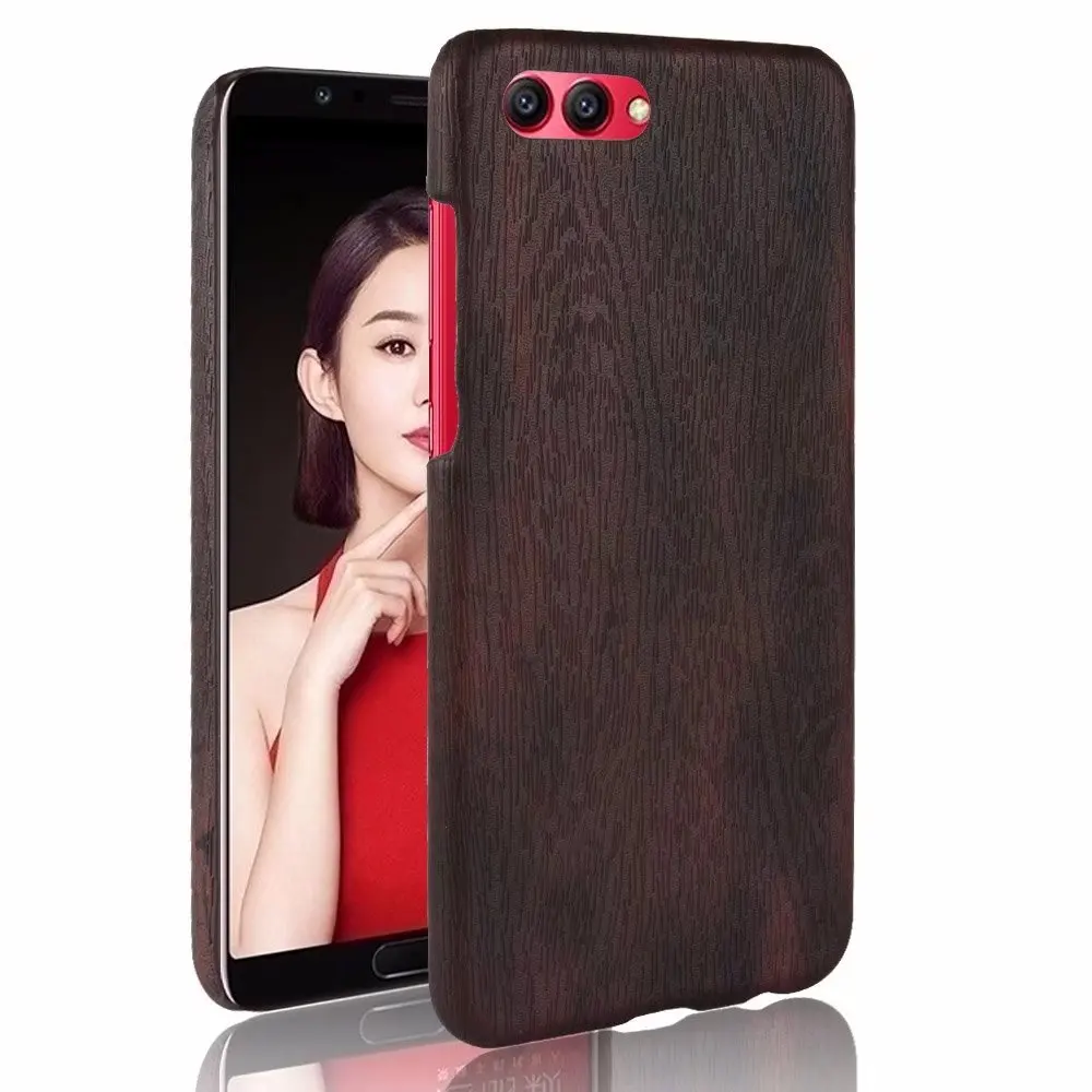 Abhoriz чехол для huawei honor V10 Ultra Slim дерева кожи жесткий корпус телефона |