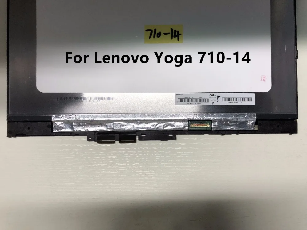Оригинальный Новый ЖК дисплей с сенсорным экраном в сборе для Lenovo Yoga 710 14 14IKB 80V4002NCD