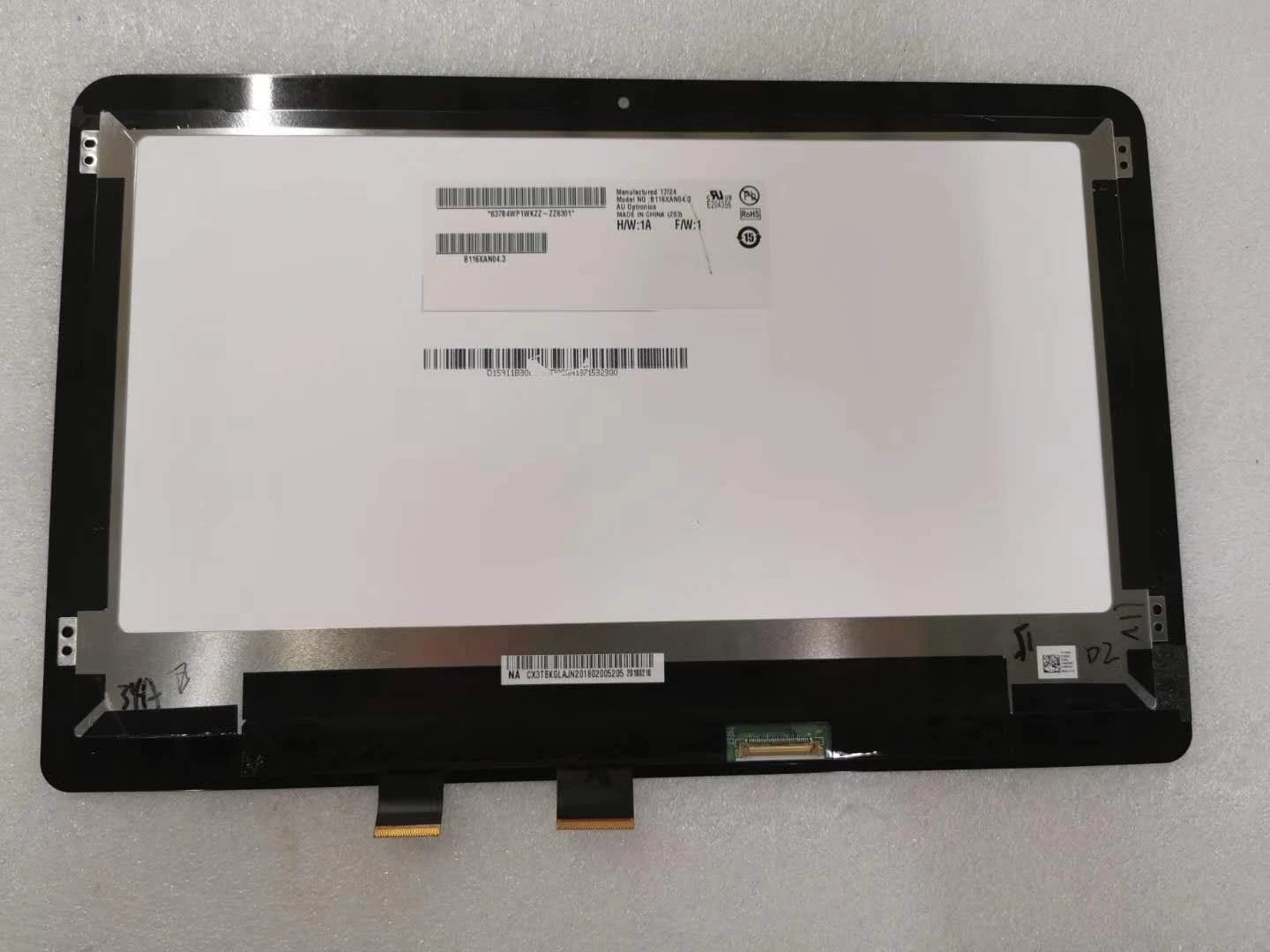 

11.6 inch lcd touch screen Display assembly B116XAN04.3 For ASUS TP203N TP203
