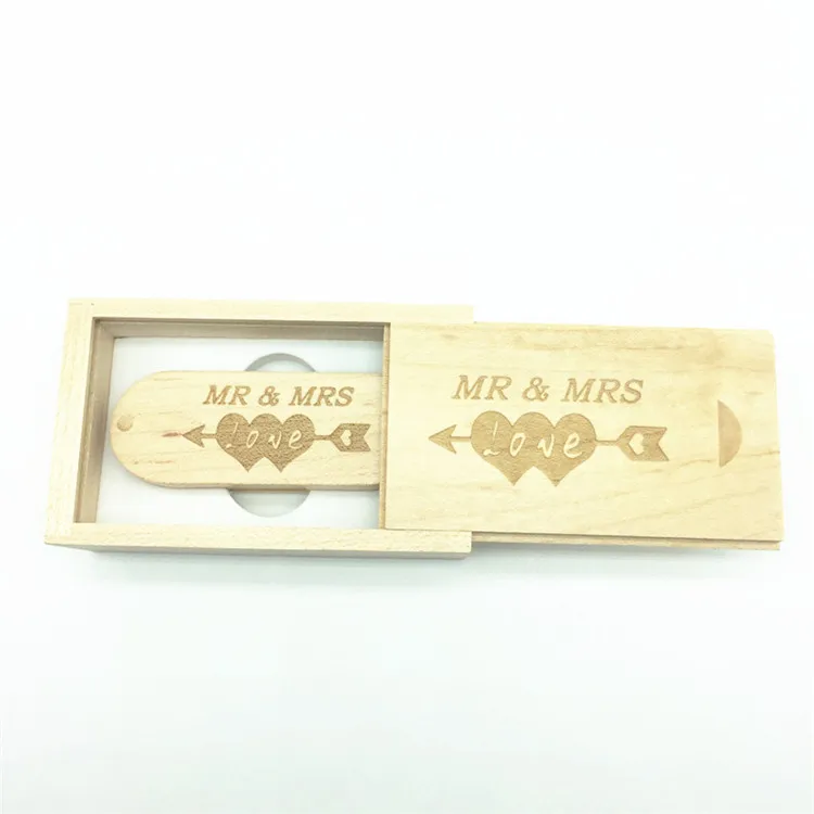 Usb-флеш-накопитель деревянный с коробкой 8/16/32 ГБ | Компьютеры и офис