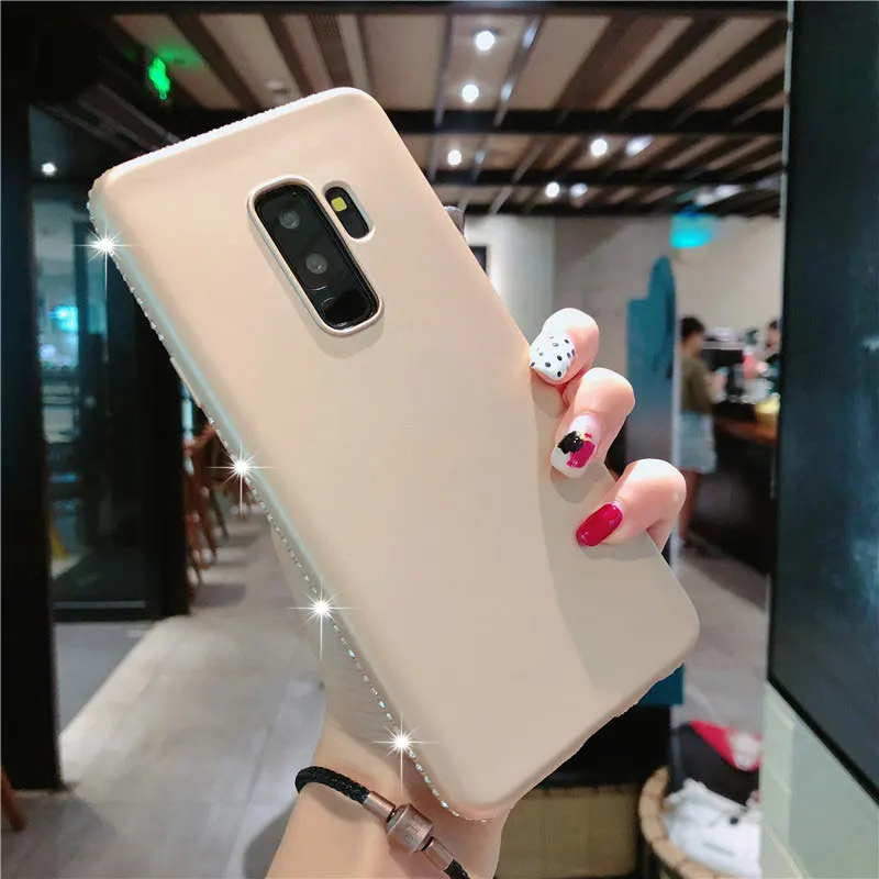 Diamond Soft Glitter Rubber TPU Cases for Samsung Galaxy S9 S8 S7 Edge Note 8 iphone X SE 5 5S 6 6s 7 Plus Bling Silicone Cover |