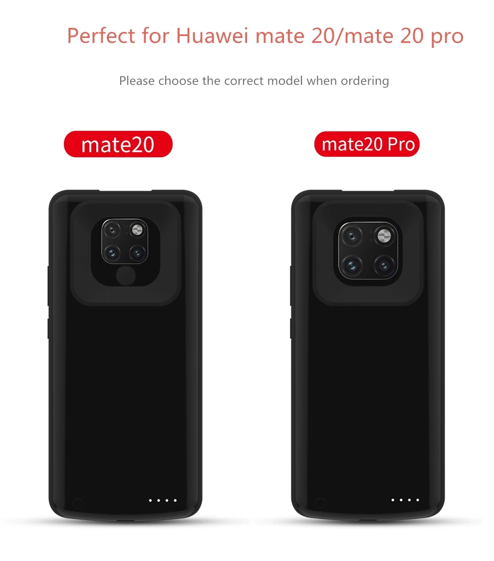 Внешний аккумулятор 6500 мА · ч 6800 чехол для HUAWEI mate 20 mate20 Pro зарядки