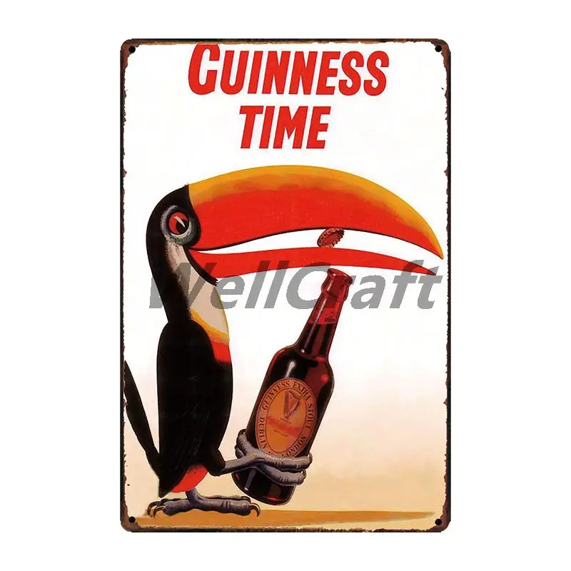 [WellCraft] Guinness Fish Bird SUN металлические знаки настенные Постеры-таблички на заказ живопись подарок в античном стиле винтажный Бар Декор LT-1697 - Цвет: SA-3040
