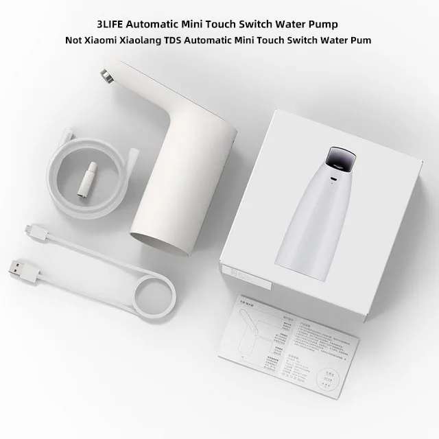 Зеленый Xiaomi XiaoLang TDS автоматический мини сенсорный выключатель водяной насос беспроводной Перезаряжаемый Электрический диспенсер водяной насос для кухни U - Цвет: Зеленый