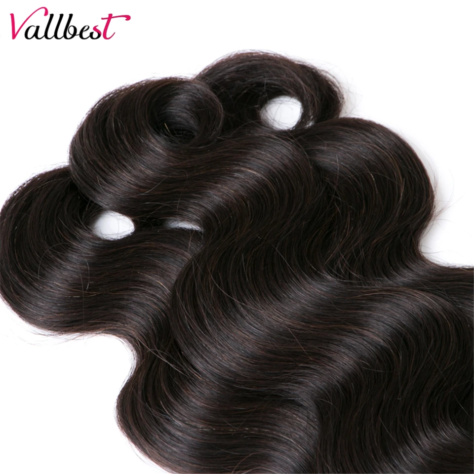 Vallbest перуанские объемные волнистые пряди Remy человеческие волосы для наращивания натуральный цвет 100 г машинная двойная утка 3 или 4 пучка предложения