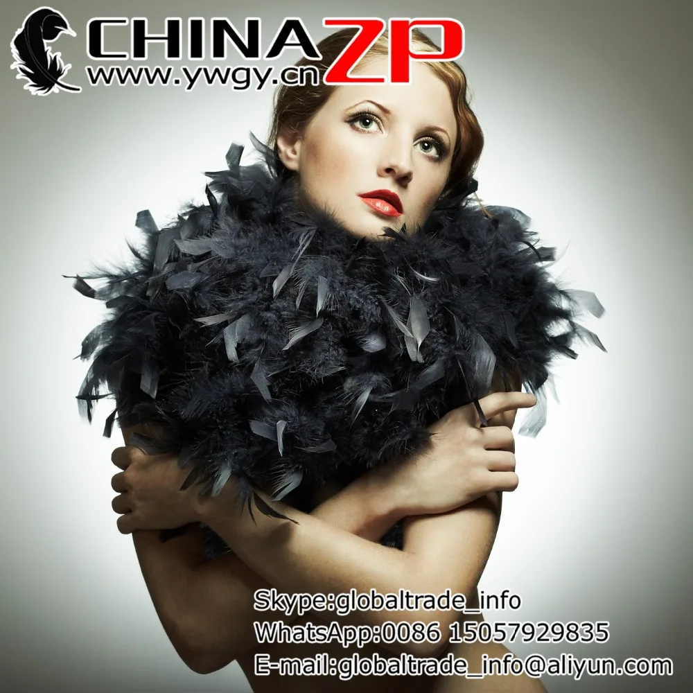 Top Quality 2yards/lot 40G Dyed Gold Turkey Chandelle Feather Boas Manufacturer in CHINAZP Factory |